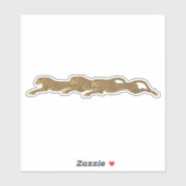 Cheetah Stickers Aufkleber (Blatt)