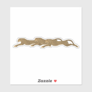Cheetah Stickers Aufkleber