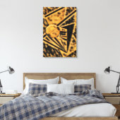 Cheetah Sunriser Leinwanddruck (Insitu (Schlafzimmer))