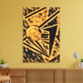 Cheetah Sunriser Leinwanddruck (Insitu (Wohnzimmer))