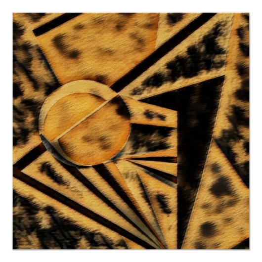 Cheetah Sunriser Poster (Vorderseite)