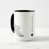 Cheetah-Tasse - Afrika-Reihe Tasse (Vorderseite Links)