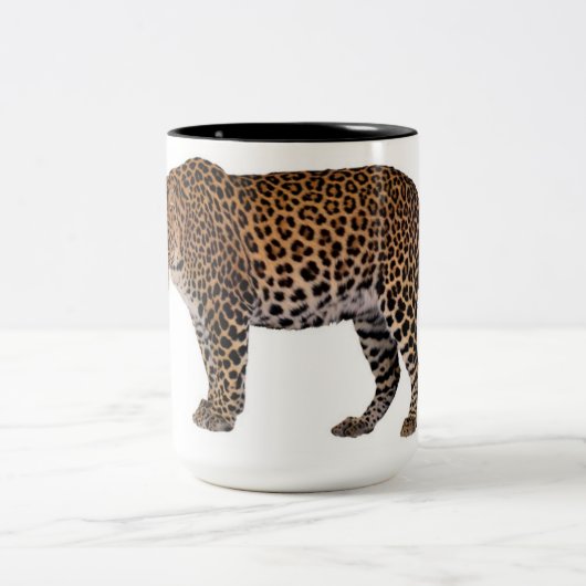 Cheetah-Tasse Zweifarbige Tasse (Mittel)