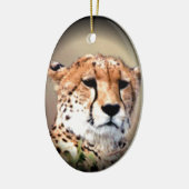 Cheetah Tear Marks Hakunamatata Keramik Ornament (Links)