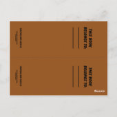 Cheetah und Gazelle Buchmarkierungen Postkarte (Rückseite)