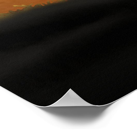 Cheetah und Gazelle Poster (Ecke)