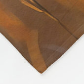 Cheetah und Sunset African Savannah Fleecedecke (Ecke)