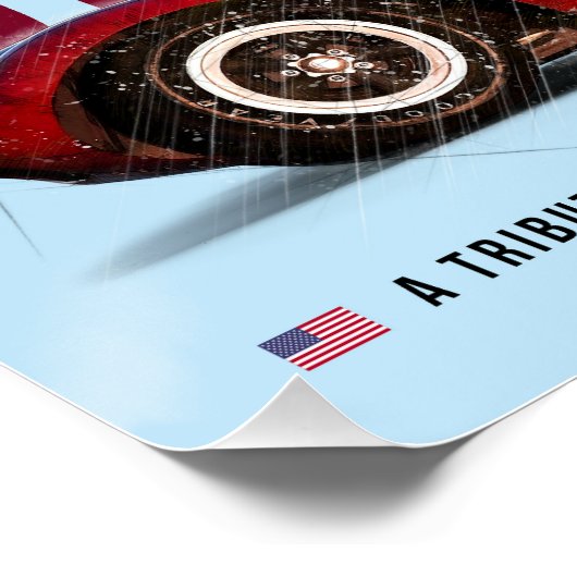 Cheetah V8 Tribute Poster (Ecke)