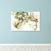 Cheetah Verstecken im Dschungel Leinwanddruck (Insitu (Holzboden))