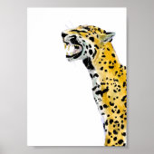 Cheetah Vintag Animal Poster (Vorne)