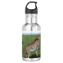 Cheetah-Wasserflasche