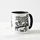 Cheetah Wild Animal Design - Atemberaubende Big Ca Tasse (VorderseiteRechts)