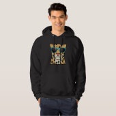 Cheetah With Sunglasses Outfit Love Big Cat Hoodie (Vorne ganz)