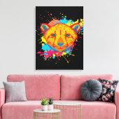 Cheetah Wohngestaltung Mauer Kunstdruckerei Leinwanddruck (Insitu (Wohnzimmer))