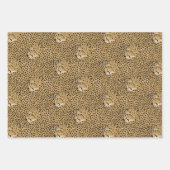 Cheetah Wrapping Paper Sheets Geschenkpapier Set (Vorderseite)