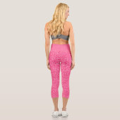 Cheetahard Leopard Druck High Waisted Capris (Rückseite)