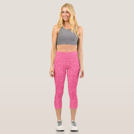 Cheetahard Leopard Druck High Waisted Capris