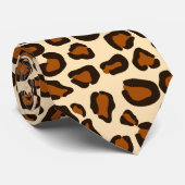 Cheetahdruck - Krawatte (Gerollt)