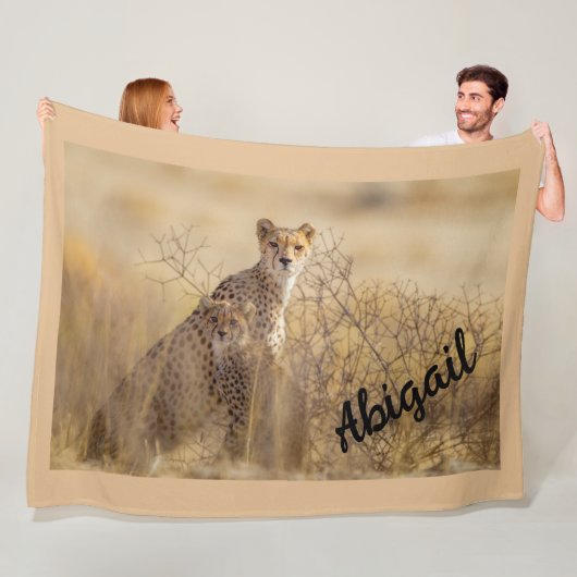 Cheetahs Fleecedecke (Beispiel)