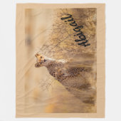 Cheetahs Fleecedecke (Vorderseite)