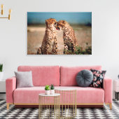 Cheetahs Leinwanddruck (Insitu (Wohnzimmer))