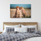 Cheetahs Leinwanddruck (Insitu (Schlafzimmer))