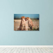 Cheetahs Leinwanddruck (Insitu (Holzboden))