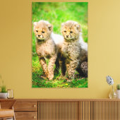 Cheetahs Leinwanddruck (Insitu (Wohnzimmer))