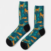 Cheetahs Socken (Linkes Detail)