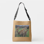 Cheetahs Tote Bag Tragetaschen Mit Langen Trägern (Rückseite)