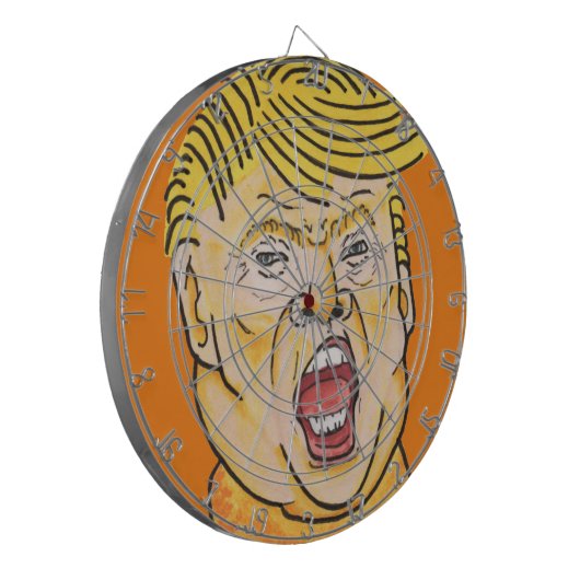 Cheeto Trumpf Dartscheibe (Vorderseite Links)