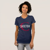 Cheetoh Katzen-Monogramm-Entwurf T-Shirt (Vorne ganz)