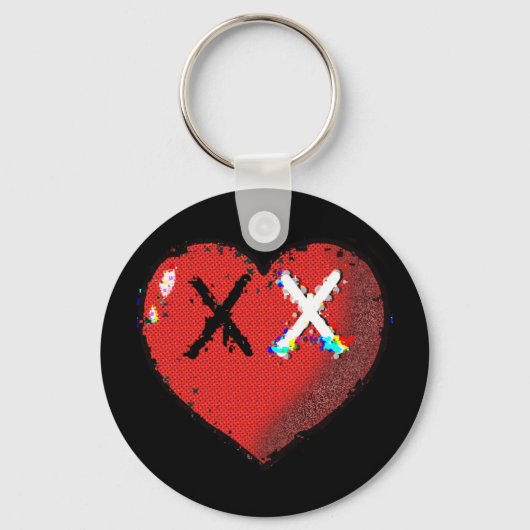 Cheez Heart Keychain Schlüsselanhänger (Vorderseite)