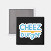 Cheezburger Logo (Farbe) Magnet (Vorderseite/Rückseite)