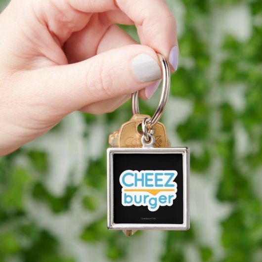 Cheezburger Logo (Farbe) Schlüsselanhänger (Hand)