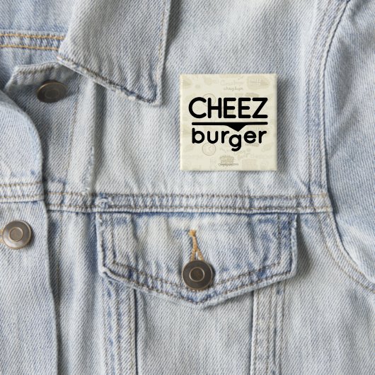 Cheezburger Logo (Schwarzes) Button (Beispiel)