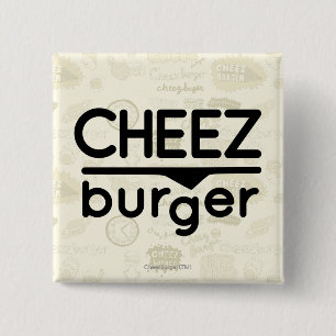 Cheezburger Logo (Schwarzes) Button