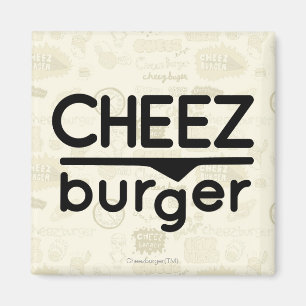 Cheezburger Logo (Schwarzes) Magnet