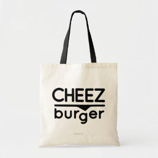 Cheezburger Logo (Schwarzes) Tragetasche