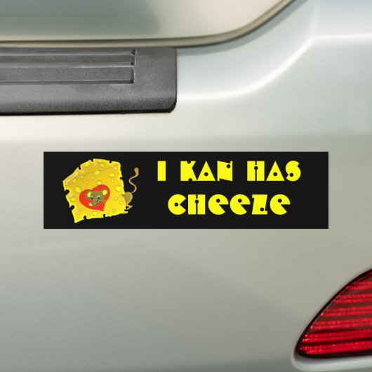 cheeze luv autoaufkleber (Auf Auto)