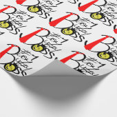 Chef #1 lustige Packpapiere Geschenkpapier (Ecke)