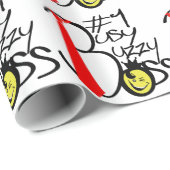 Chef #1 lustige Packpapiere Geschenkpapier (Rolleneckpunkt)