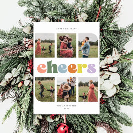 Chef 6 Foto Collage Weihnachtskarte Feiertagskarte