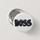 CHEF Abzeichen für die Chefs in dieser Welt Button (Vorne & Hinten)