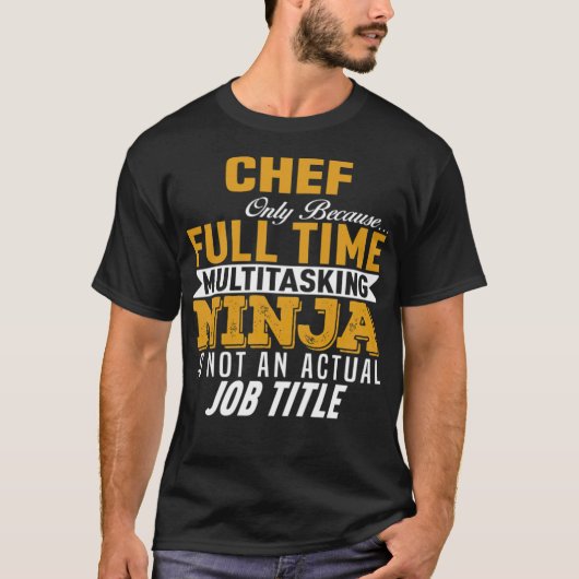 Chef animal space chef T-Shirt (Vorderseite)