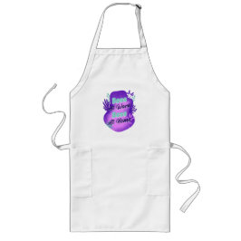 Chef bei der Arbeit Chef zu Hause T-Shirt für arbe Lange Schürze