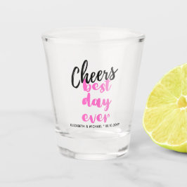 Chef Best Day Ever Celebration Personalisiert Schnapsglas