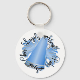 Chef Blau und Weiß Schlüsselanhänger