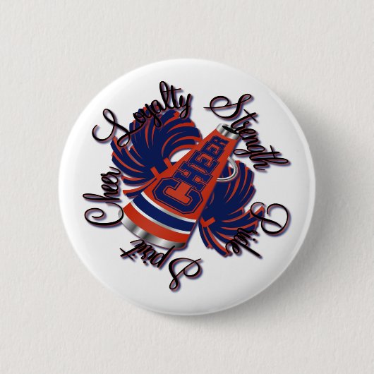 Chef Blue und Orange Qualität Button (Vorderseite)