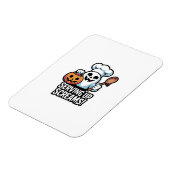 Chef Boo – Spooky Cute Halloween Ghost Spoon Magnet (Linke Seite)